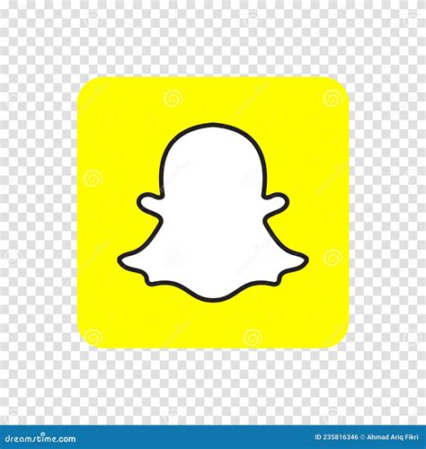 Social Media Icon Illustration Snapchat. Snapchat Icon Editorial Photo ...