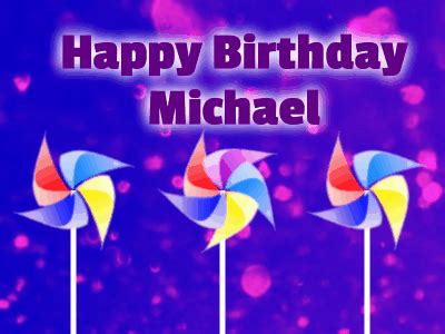 Happy Birthday Michael GIF 6