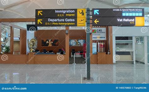 Departure Gate Sign in Ngurah Rai Airport in Bali Editorial Photography - Image of ...