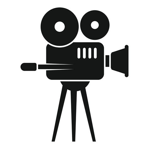 Movie camera icon simple vector. Film cinema 15205301 Vector Art at ...