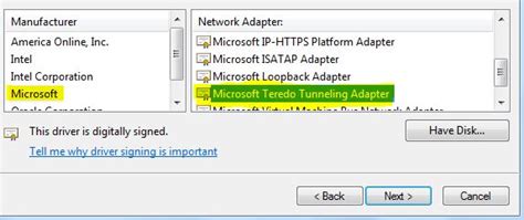 Step By Step Guide To Install Microsoft Teredo Tunnel Adapter