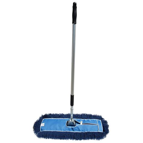 Nine Forty Residential | Commercial 36 Inch Janitorial USA Floor Dry Dust Mop Broom Set | Handle ...