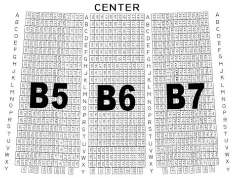 Seating Chart - The Muny