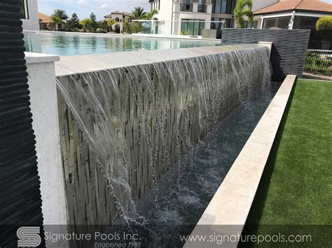 Folio, Infinity Edge Pool Design, Signature Pools Inc