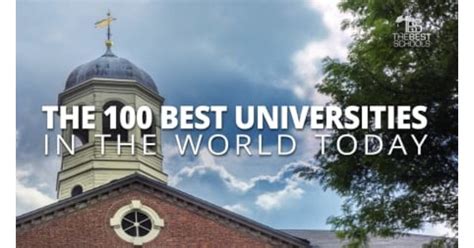 The World's Best Colleges & Universities--Explore the Newest Global Rankings at TheBestSchools.org