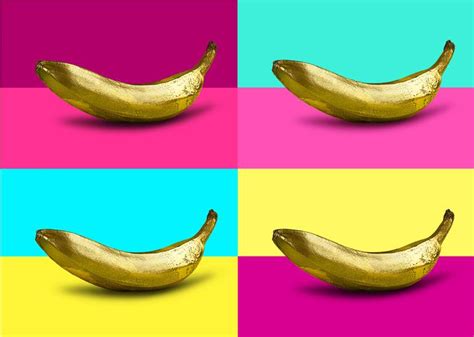 Golden Banana Pop Art Photography by Monica Silva | Saatchi Art