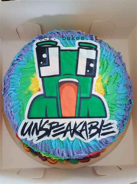 Tie dye Unspeakable themed cake Boys 8th Birthday, Scooby Doo Birthday ...