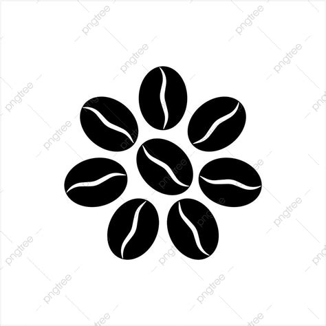 Coffee Bean Silhouette PNG Transparent, Coffee Bean Icon Vector Art Illustration, Coffee Drawing ...
