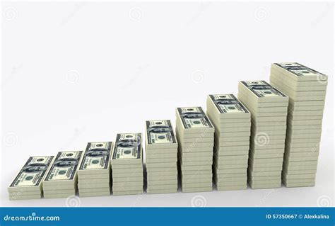 Big Money Stack. Finance Concepts Stock Illustration - Illustration of ...