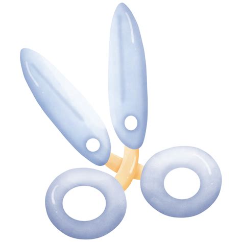 Blue cat hair scissors isolated on transparent background 27129107 PNG