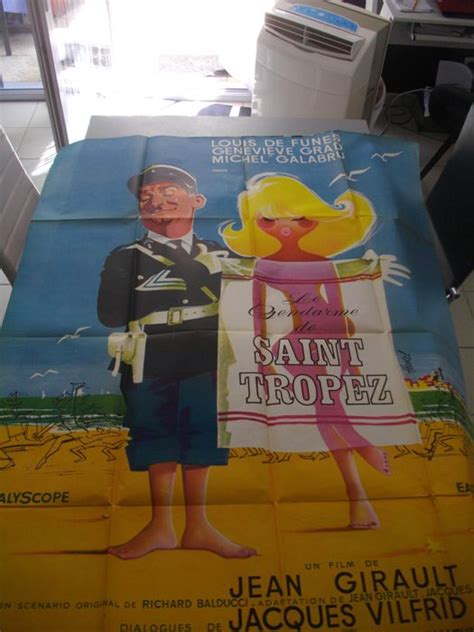 Authentic movie poster " Le gendarme de Saint Tropez" - - Catawiki