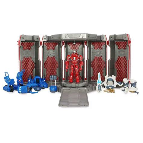 Marvel Toybox Iron Man Hall of Armor Playset - Walmart.com - Walmart.com