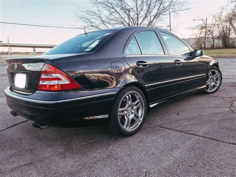 2005 C55 AMG, Diamond Black Metallic, 15 years of maintenance history ...