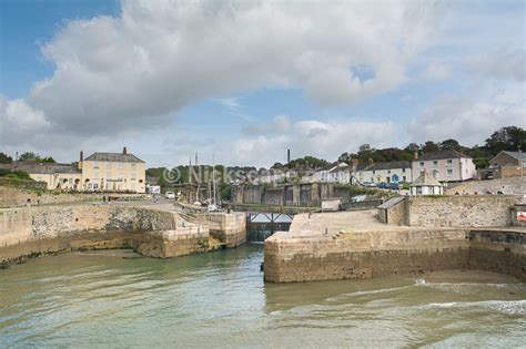 Entrance to Charlestown Harbour - Cornwall, UK