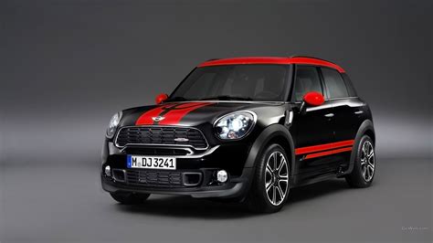 Black and red striped Mini Cooper hatchback, car HD wallpaper ...