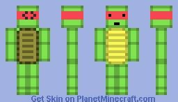 TMNT Raphael Minecraft Skin