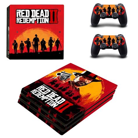 Red Dead Redemption 2 Cover For PS4 Pro Design 16 - ConsoleSkins.co