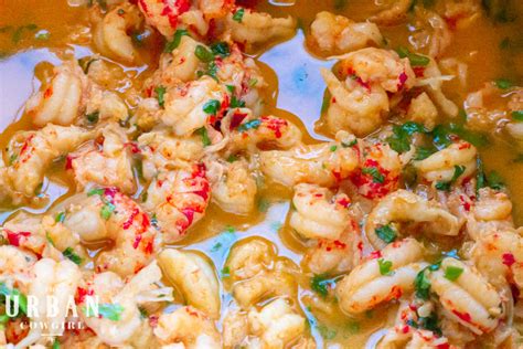 Crawfish Scampi Recipe (Garlic Butter Crawfish Tails) | Urban Cowgirl