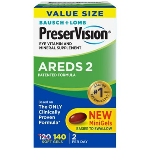 Preservision AREDS 2 Formula Softgels, 140 Count - Walmart.com ...