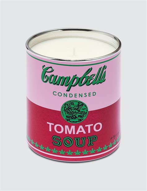 Ligne Blanche - Andy Warhol "Campbell" Tomato Leaf Perfumed Candle ...