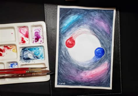 I painted ADOFAI fan art using watercolor ! : r/rhythmgames