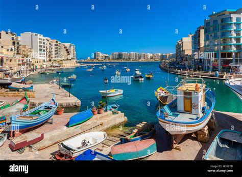 St. Julian's Bay Malta Stock Photo - Alamy