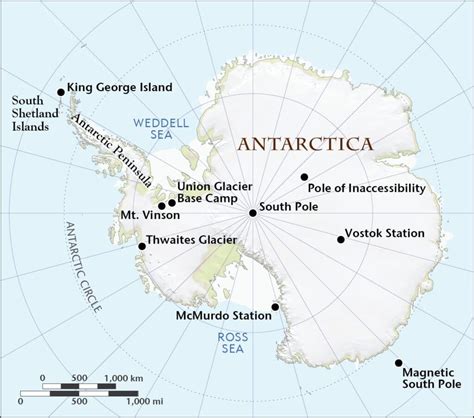 A Map of Antarctica, Explore the Magical 7th Continent