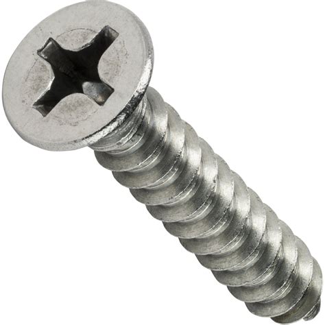 #1 x 5/16" Phillips Flat Head Sheet Metal Screws Stainless Steel 18-8 Qty 50 $9.78 | Fastenere