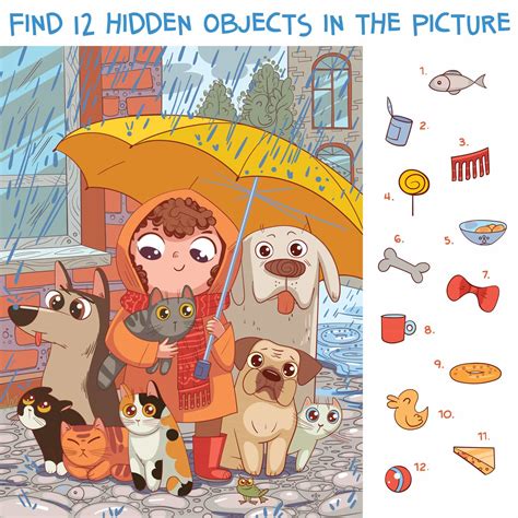 Hidden Objects Pets - Puzzle Prime