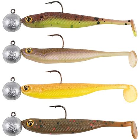 Kit leurres souples armés fox rage ultra uv micro tiddler fast loaded lure pack