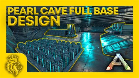 The Island Pearl Cave FULL BASE Design | Easy To Defend | ARK: Survival Evolved - YouTube