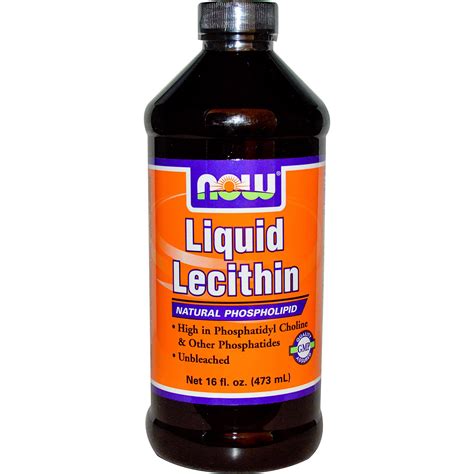 Now Foods, Liquid Lecithin, 16 fl oz (473 ml) - iHerb.com