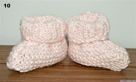 Very Easy How To Knit Baby Booties! | RocknRollerBaby