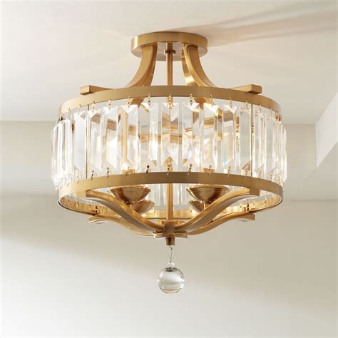 Vienna Full Spectrum Modern Ceiling Light Semi Flush Mount Fixture Warm ...