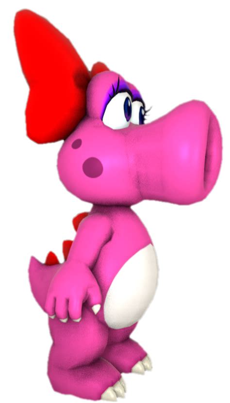 Pink Birdo Standing by TransparentJiggly64 on DeviantArt