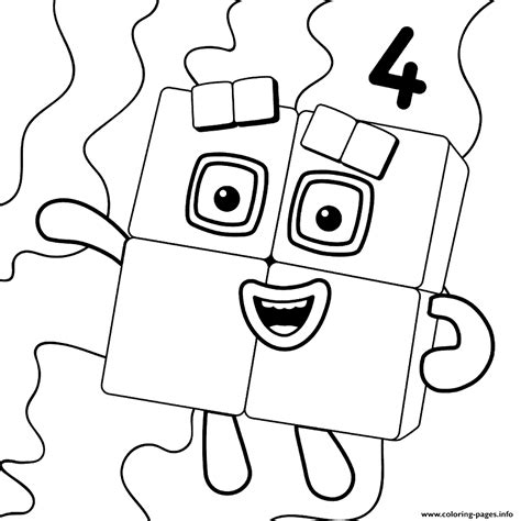 Printable Numberblocks - Printable Coloring Pages