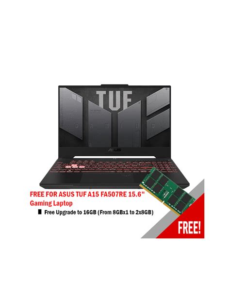 ASUS TUF A15 FA507RE 15.6" Gaming Laptop [144Hz][Ryzen 7 6800H][RTX ...