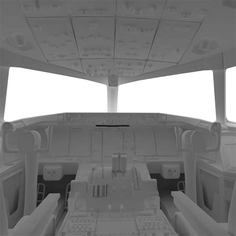 Boeing 777 Cockpit Panorama