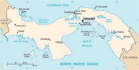 Mapa de Panamá ¿Dónde está Panamá? Ver nuestro mapamundi