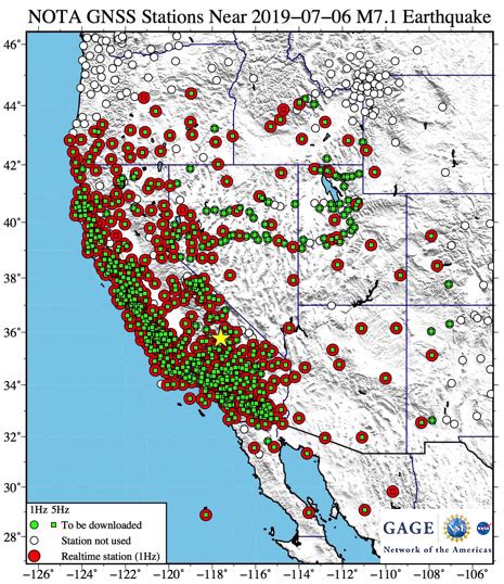 Event Response to the July 2019 Ridgecrest Earthquake Sequence – GAGE