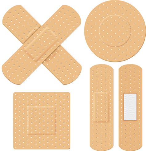 Adhesive Bandage Clip Art, Vector Images & Illustrations - iStock