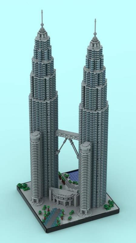 LEGO MOC Petronas Twin Towers by arnedielis | Rebrickable - Build with LEGO