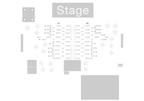 Reserved Seated / Socially Distant Seat Map - Marathon Music Works