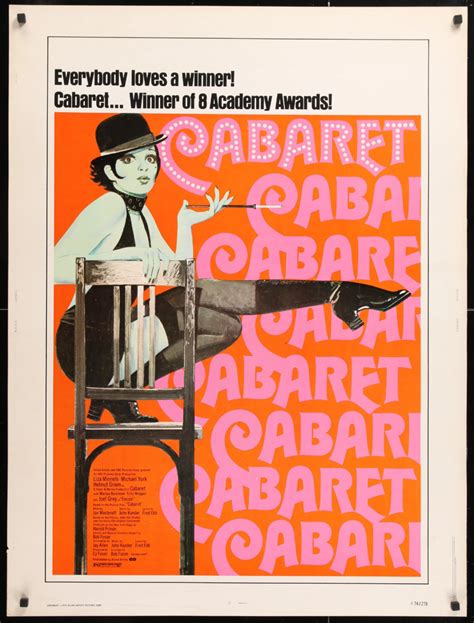 Cabaret Movie Poster 1974 RI | Cabaret, Movie posters vintage, Vintage ...