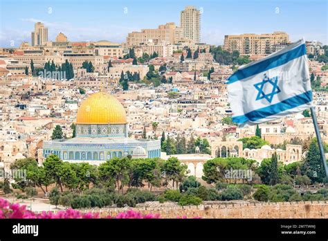 Jerusalem, Israel; January 9, 2023 - Dome of the Rock on Temple Mount ...