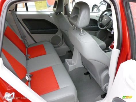 Pastel Slate Gray/Red Interior 2007 Dodge Caliber SXT Photo #59850268 | GTCarLot.com