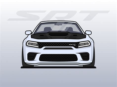 Dodge Charger Hellcat Redeye by Dennis Pasyuk on Dribbble