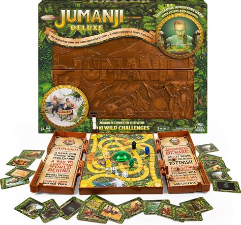 Amazon.com: Jumanji Deluxe Game, Immersive Electronic Version of The Classic Adventure Movie ...