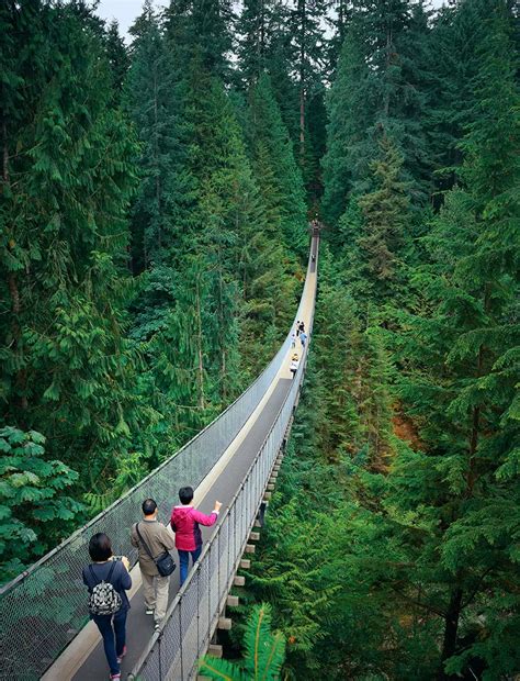 capilano suspension bridge north vancouver canada - Blanche Macdonald ...