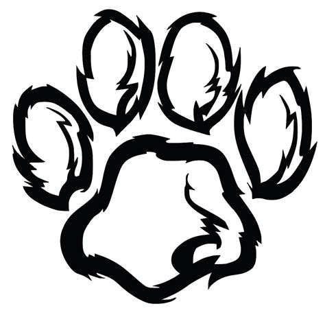 Wildcat Paw Print - ClipArt Best